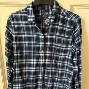 Abercrombie Womens plaid flannel